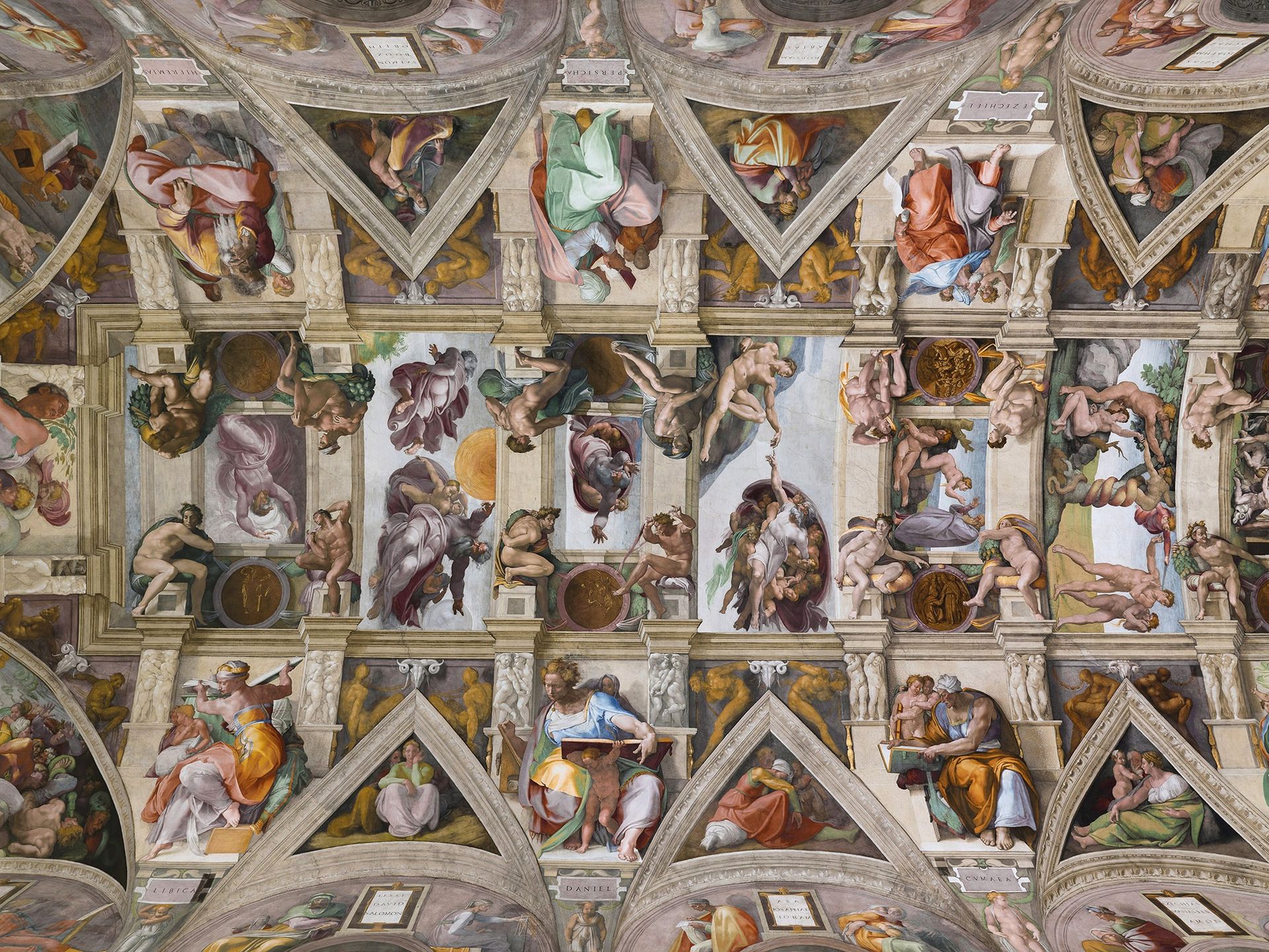 Sistine Chapel interior — walls and ceiling