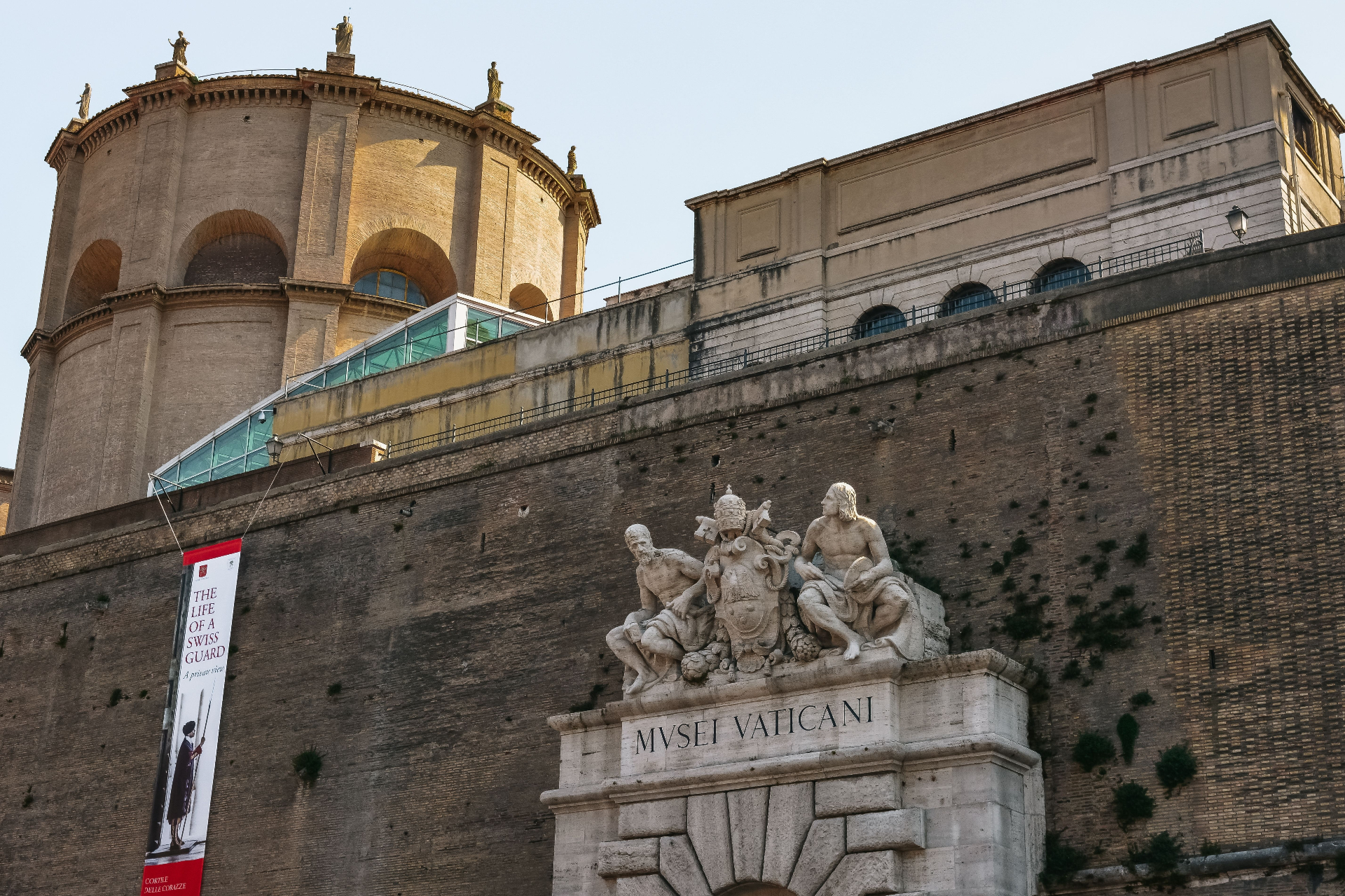 Visitors entering the Vatican Museums