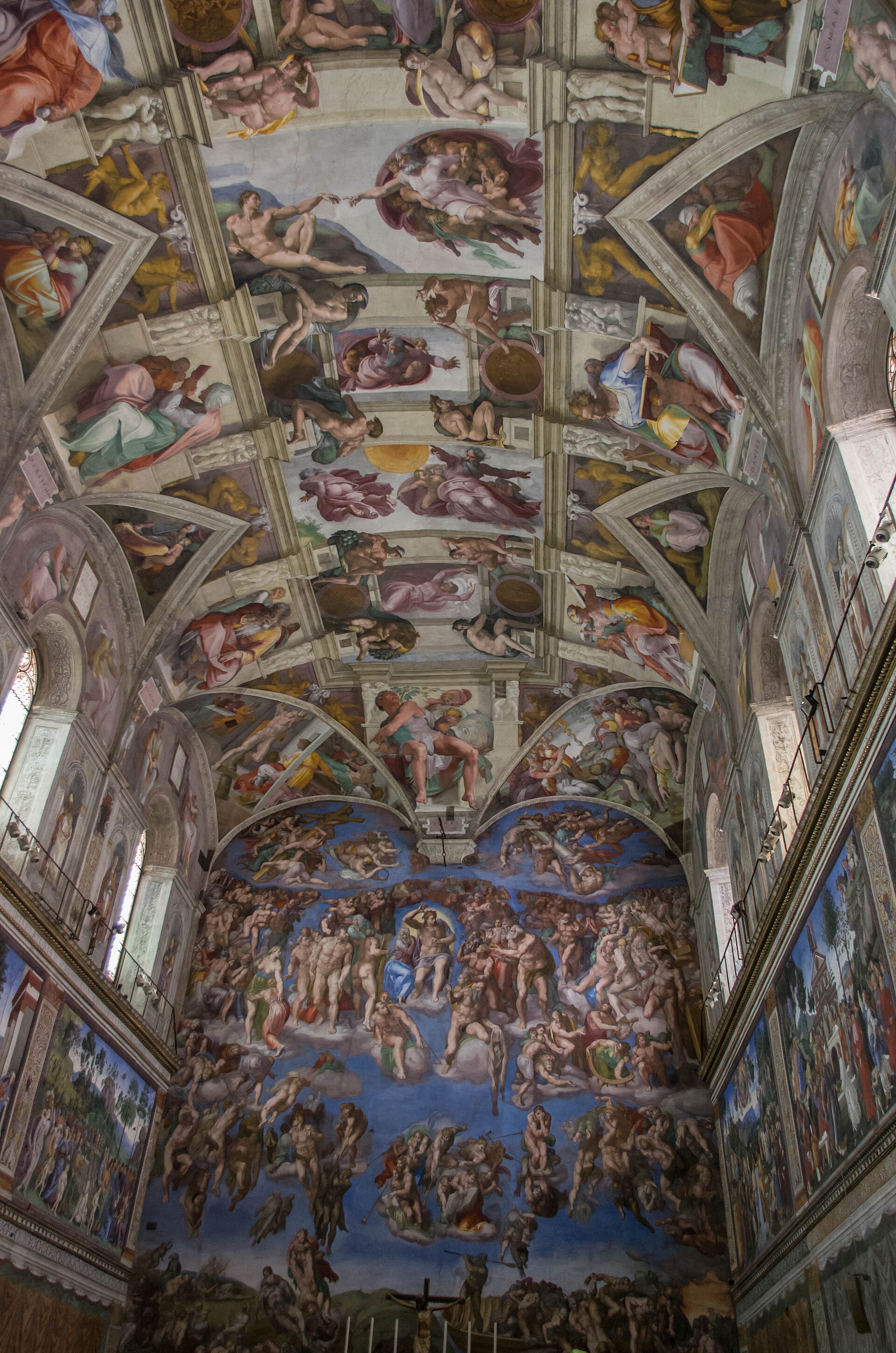 Sistine Chapel ceiling by Michelangelo