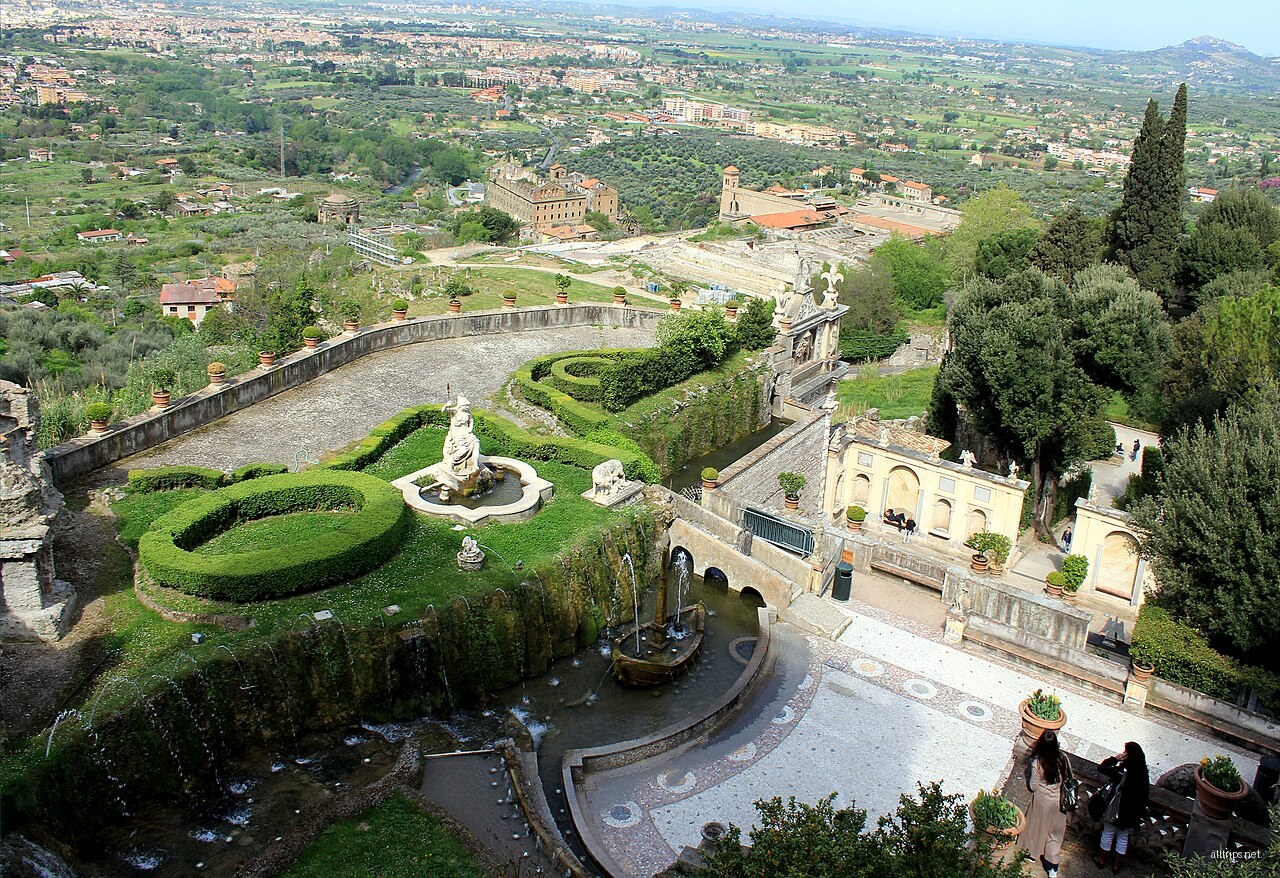 Villa d'Este fountains in Tivoli, the best day trip from Rome with 5+ days