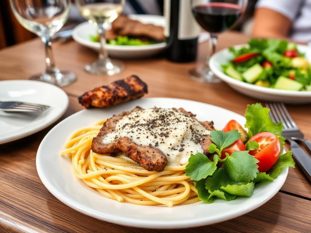Lunch near Piazza del Popolo