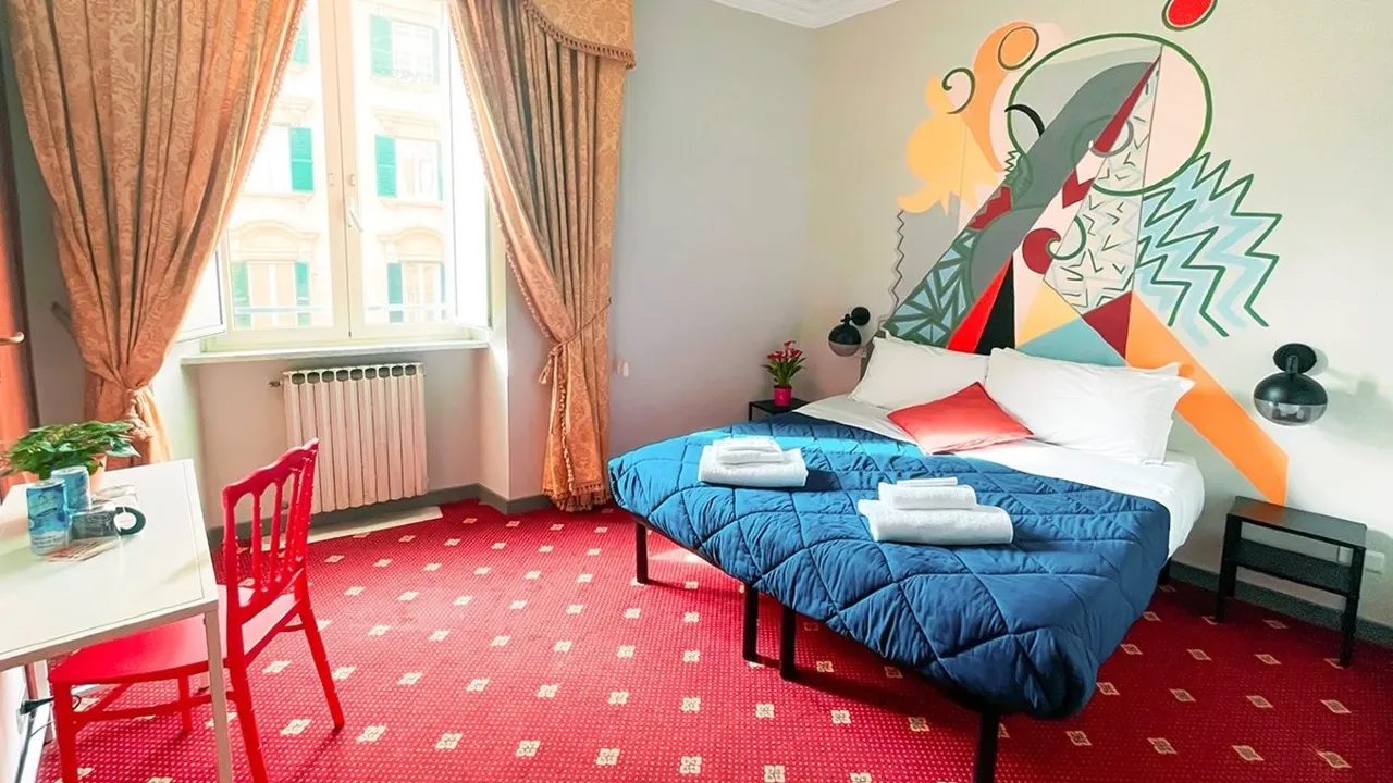 Ostello Bello Roma Colosseo — design hostel entrance near the Colosseum