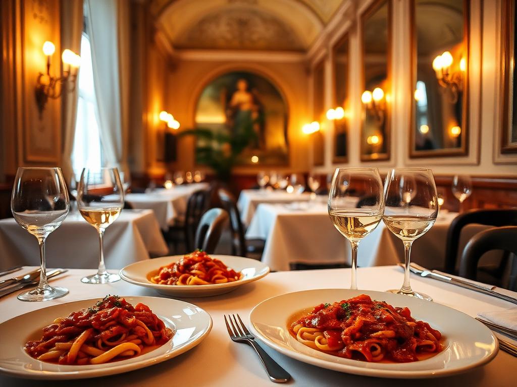 Evening dining near Termini, Rome
