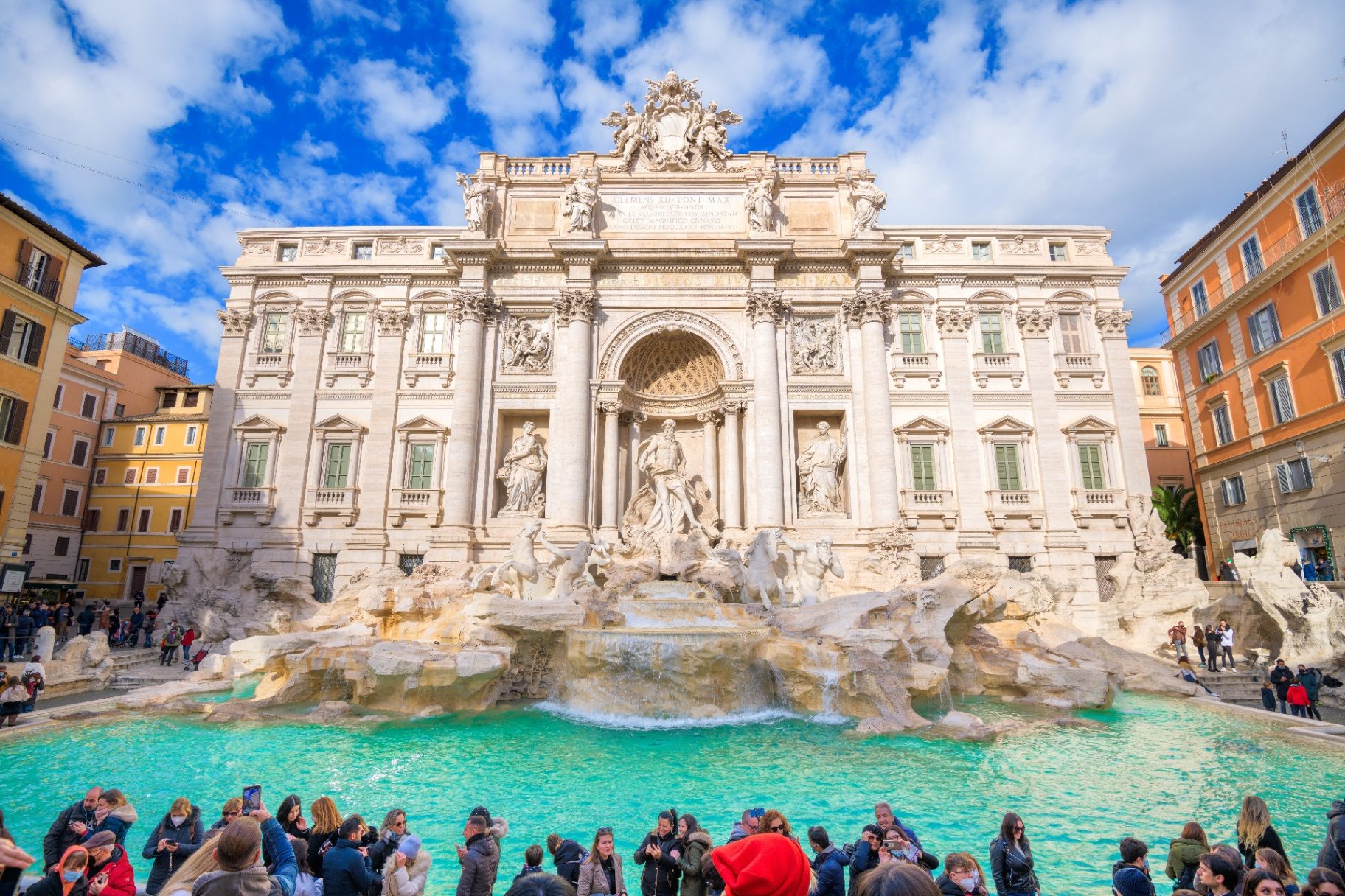 Walking From the Pantheon to the Trevi Fountain