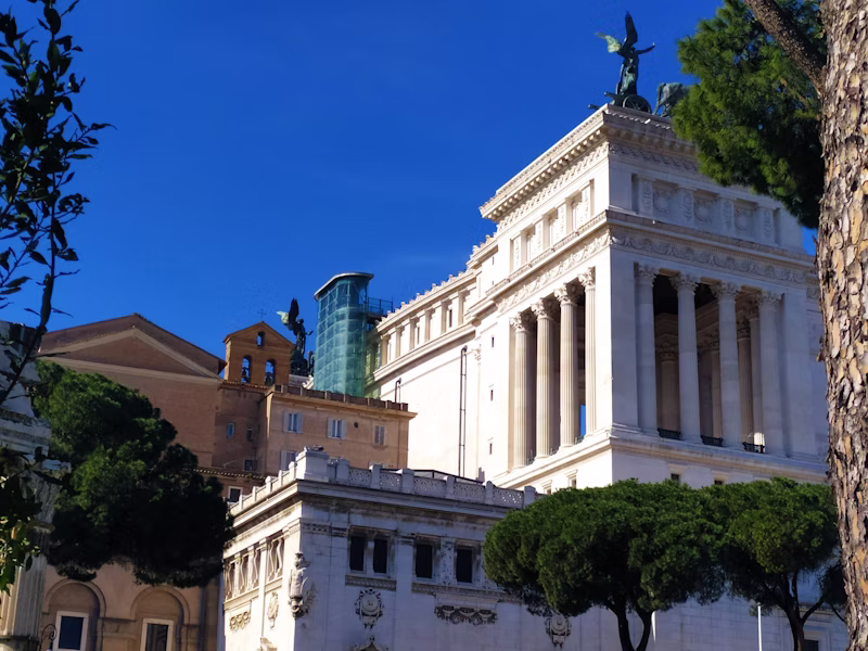 Vittoriano Glass Elevator (Altare della Patria) in Rome