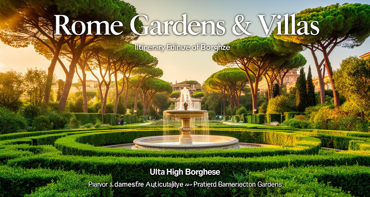 Villa Borghese Gardens